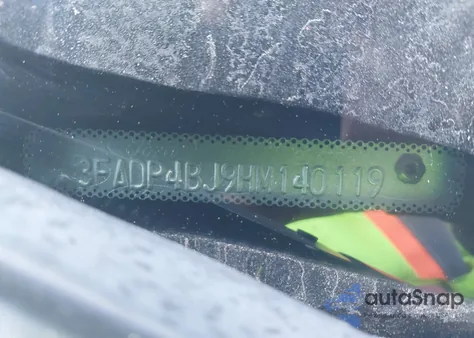 2017 Ford Fiesta Se z USA, uszkodzony, nr VIN 3FADP4BJ9HM140119